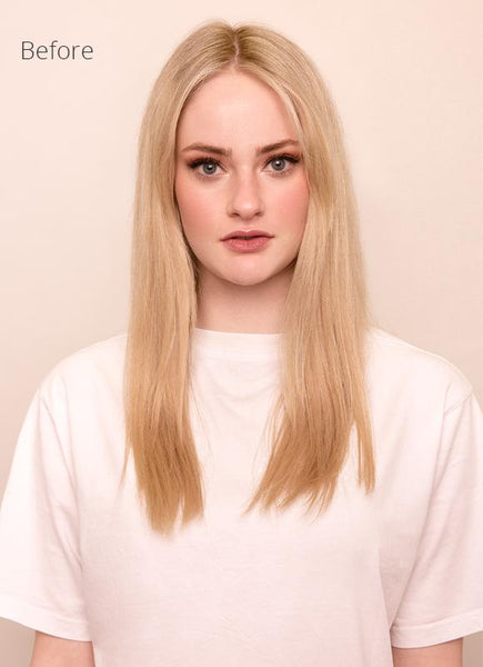 24 Inch Deluxe Clip in Hair Extensions #60 Light Blonde