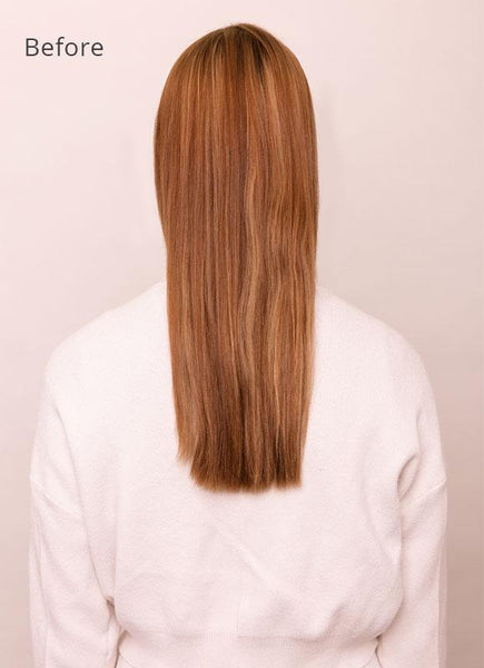 20 Inch Full Volume Clip in Hair Extensions #6 Light Chestnut Brown