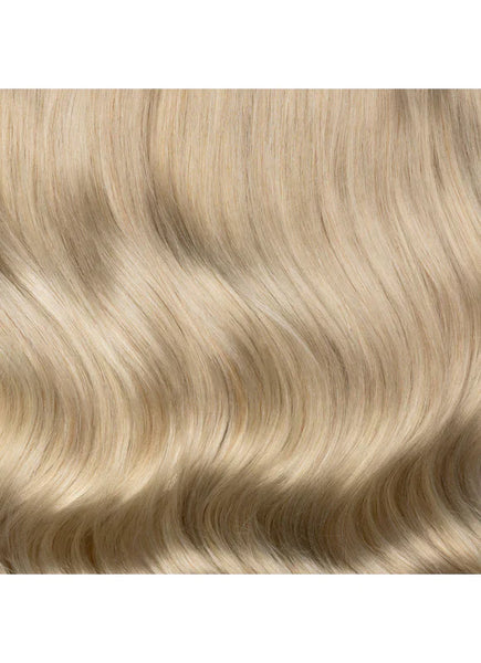 22 Inch Invisible Wire Hair Extensions #60W Platinum Blonde